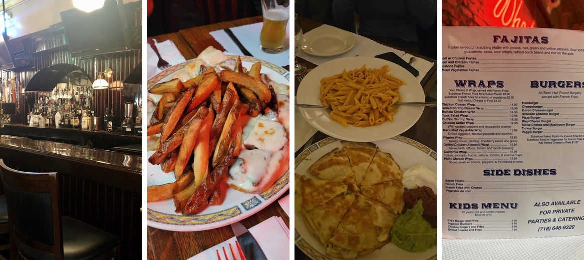 Wheeler's Menu
