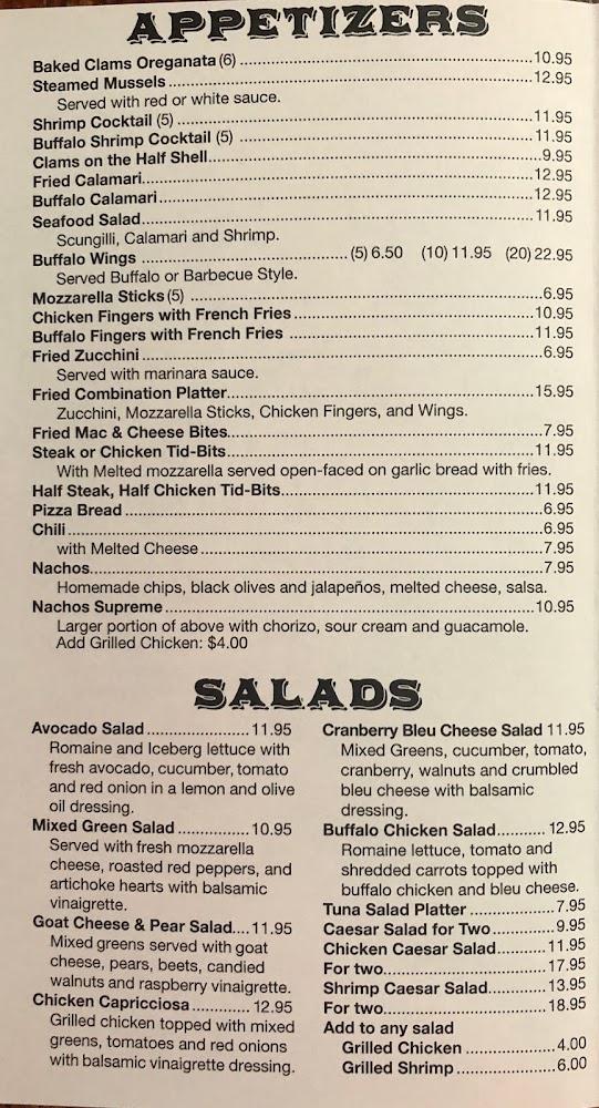 Wheeler's Menu image 1