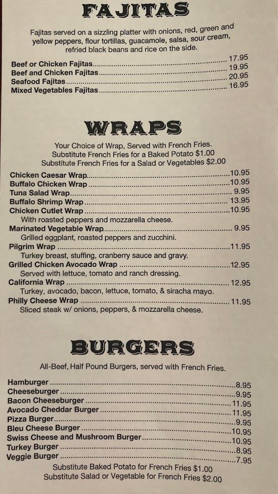 Wheeler's Menu image 2